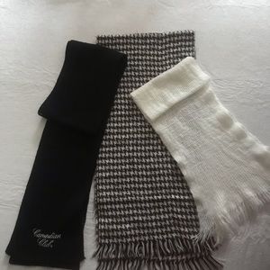 Three scarves